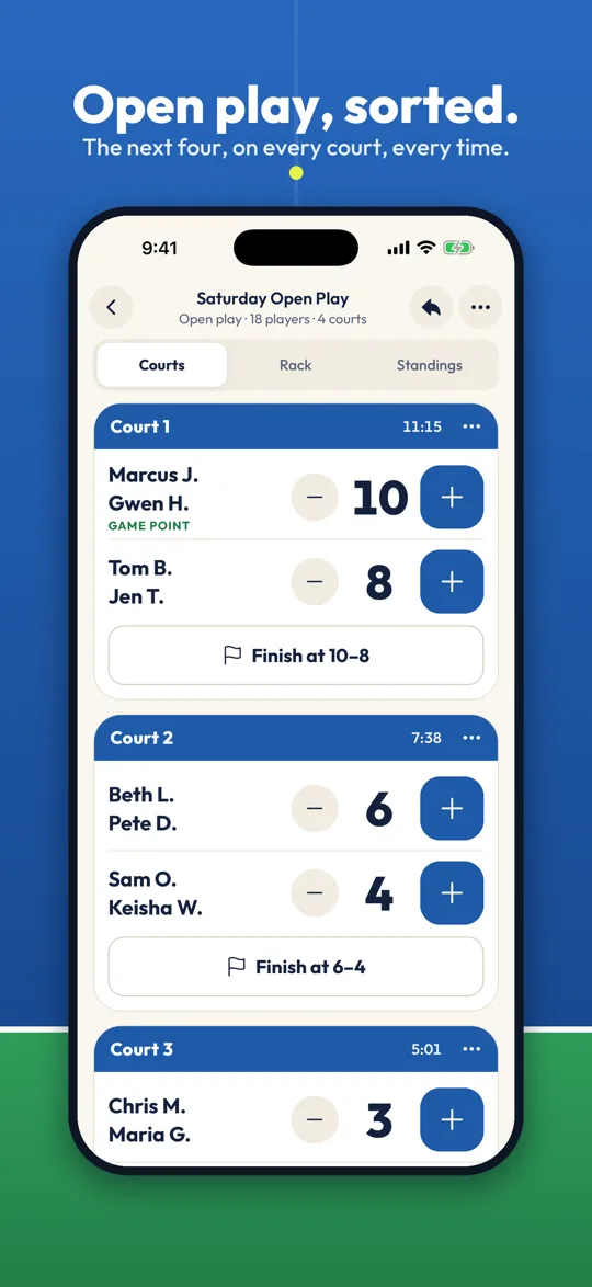 Paddle Rack app screenshot